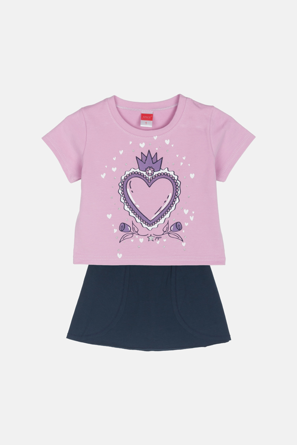 Μπλούζα-Φούστα Heart Princess