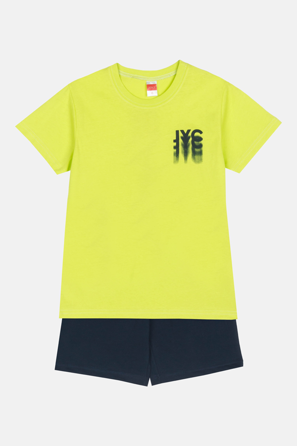 Σετ Μπλούζα & Βερμούδα Lime