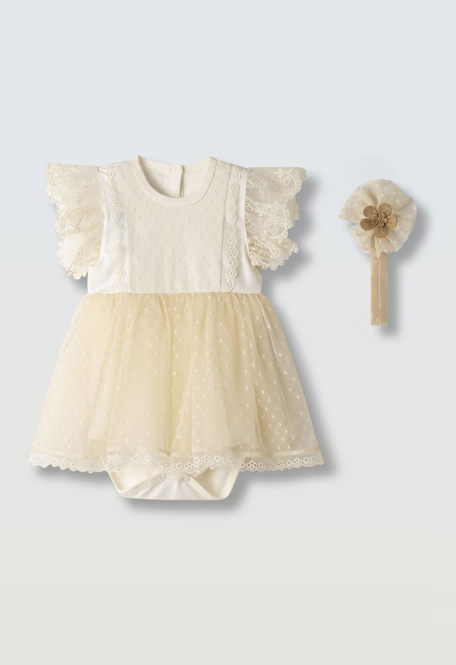 Φόρεμα κορμάκι με τούλι