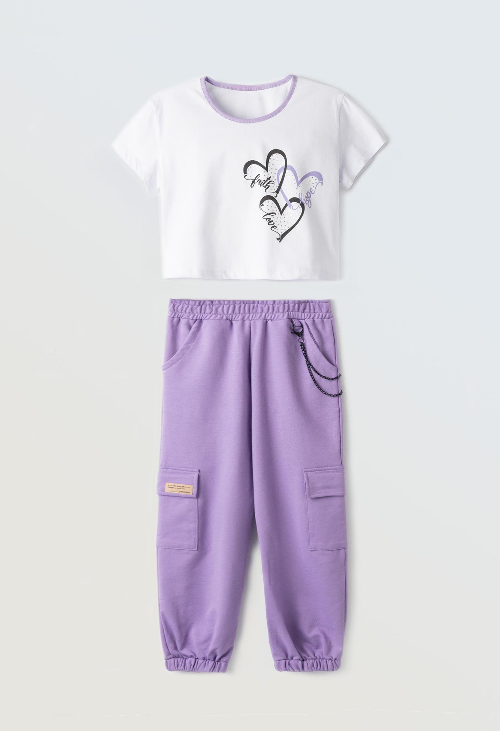 Set φόρμας "Faith love hope"